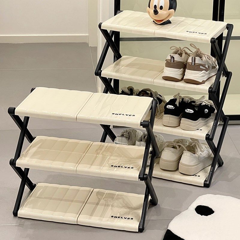 家用入户门折叠鞋架简易门口多层大容量2024新款鞋柜收纳神器架子,住宅家具,折叠/组合鞋架,淘宝优惠券,粉丝福利购,淘宝优惠卷