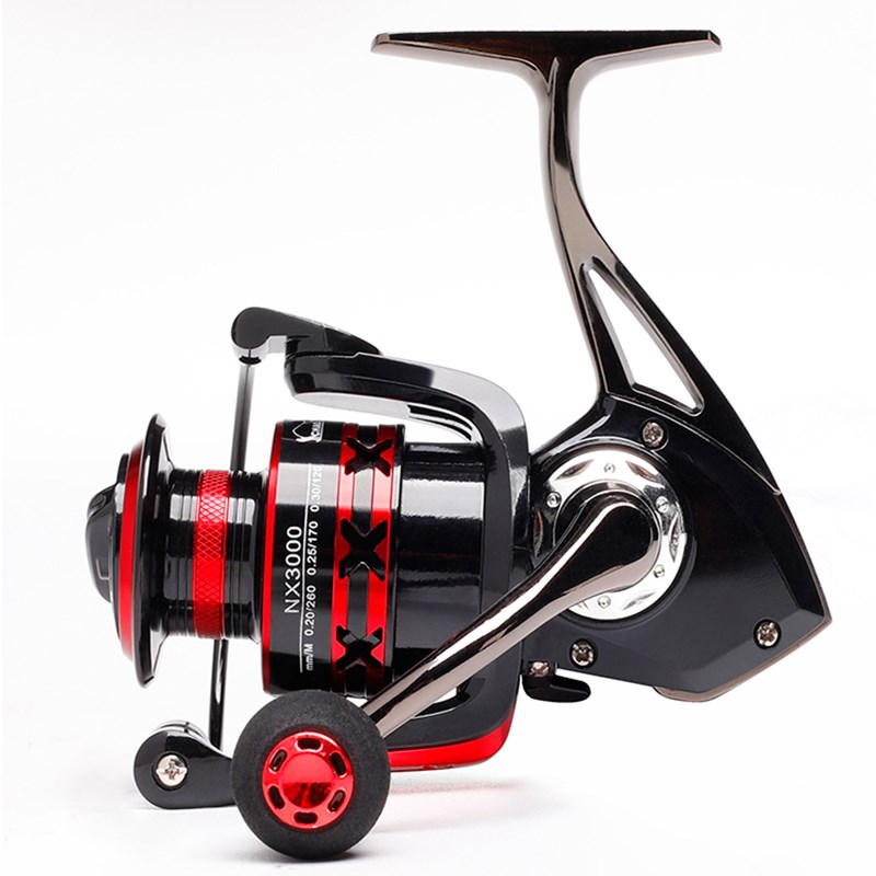 金属鱼轮不锈钢纺车轮路亚抛竿矶钓筏无间隙远投轮海竿手竿鱼线轮