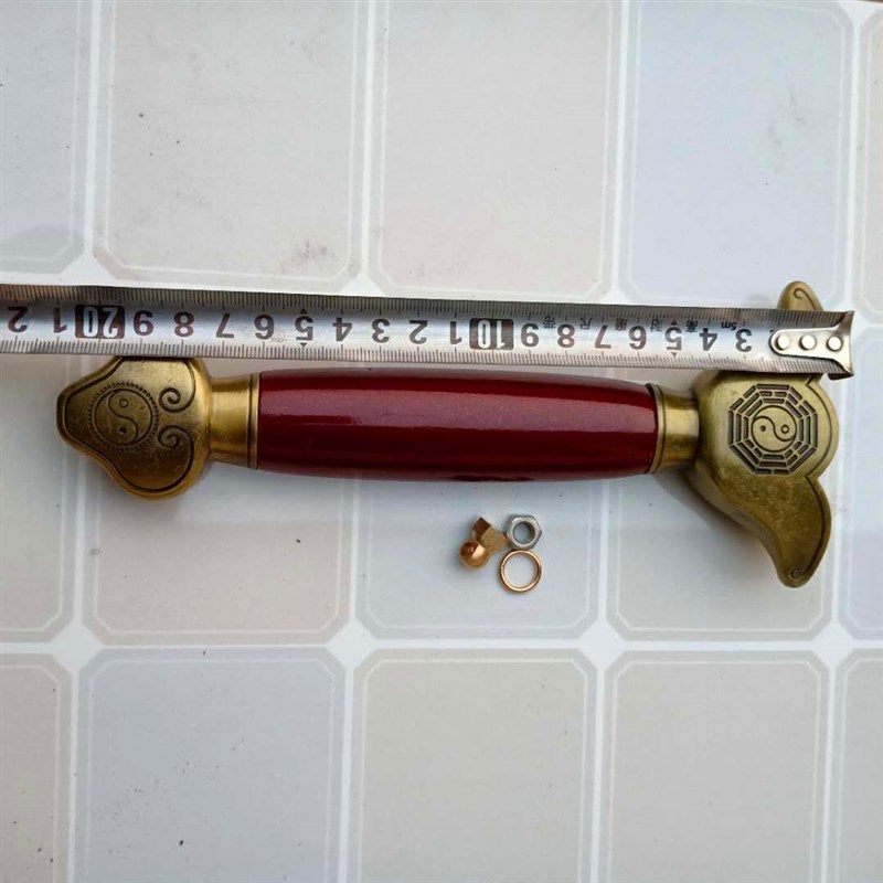 太极剑武术配件表演太极剑配件太极剑护手手柄手把U太极剑螺母螺