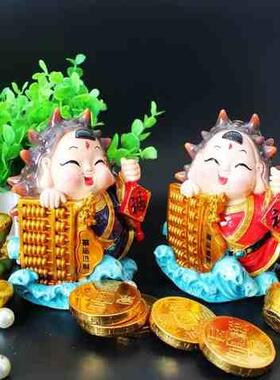 菲菲娃娃紫色“福进运财”储钱罐摆一套红色款1只海饰参1只WBD款