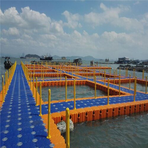 厂供浮筒水上f平台浮动码头塑料养殖浮台摩托艇游比赛艇码头