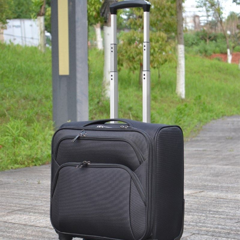 新款行李箱牛津布万向轮旅行箱包男商务登机箱16寸18寸拉杆箱防水