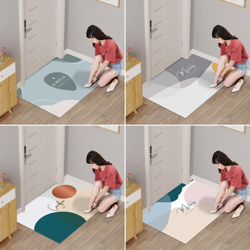 家进门地垫防水可擦免洗PRBLDD005VC玻垫子 入户璃门垫用软卧室卫