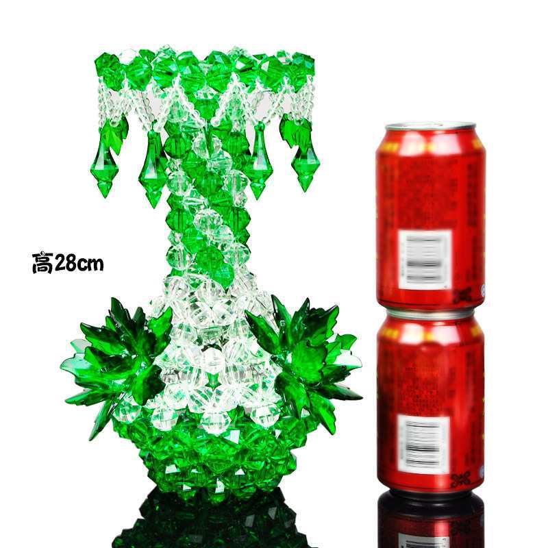 手工diy串珠制作创意花瓶材B料包散珠室内装饰配件饰品摆件