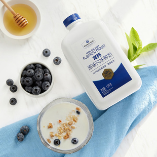 酸奶大瓶 山姆代购 大份家庭装 冷藏运输 高钙原味风味酸奶1.8kg