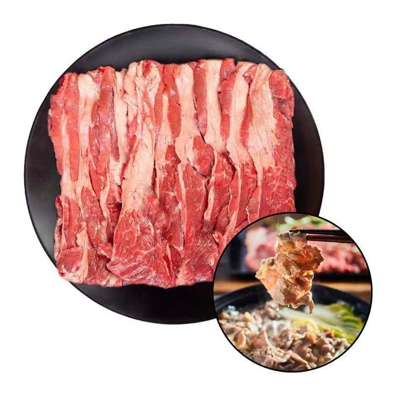 山姆食品代购店美国谷饲精选级上脑薄片0.8kg火锅片涮烤顺丰冷运