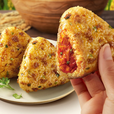 山姆代购 泡菜肉粒饭团1260g必品阁 可烤可微波 韩式速食夹心饭团