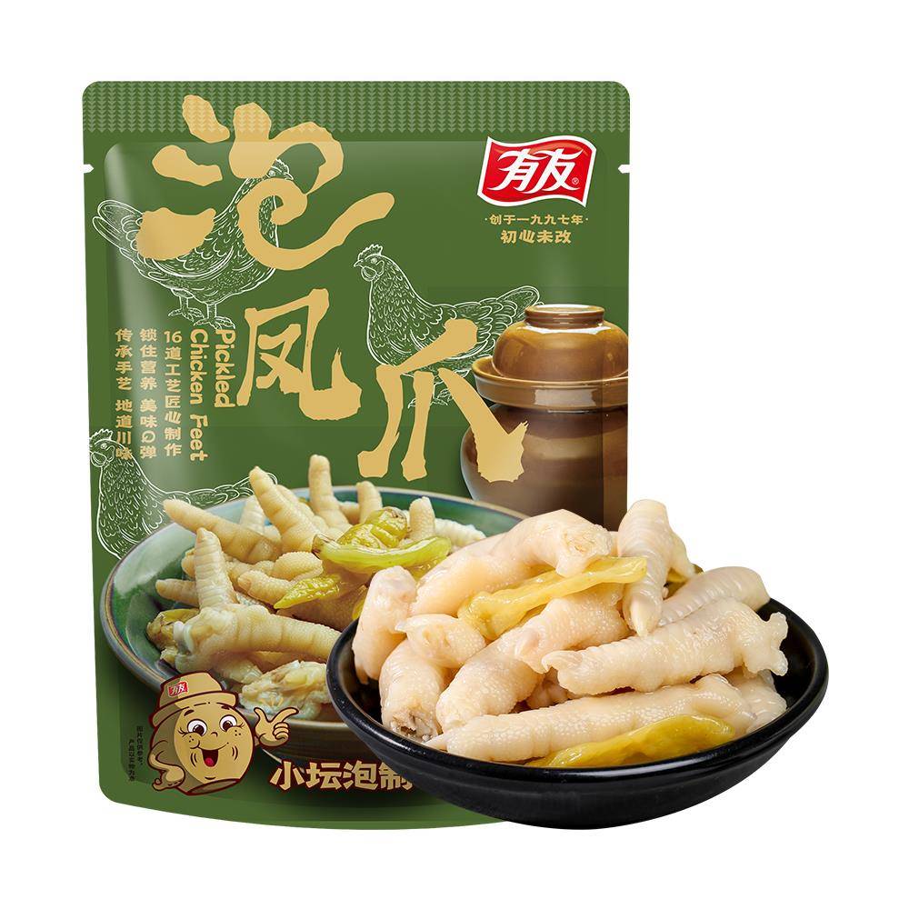 会员超市有友山椒凤爪图片