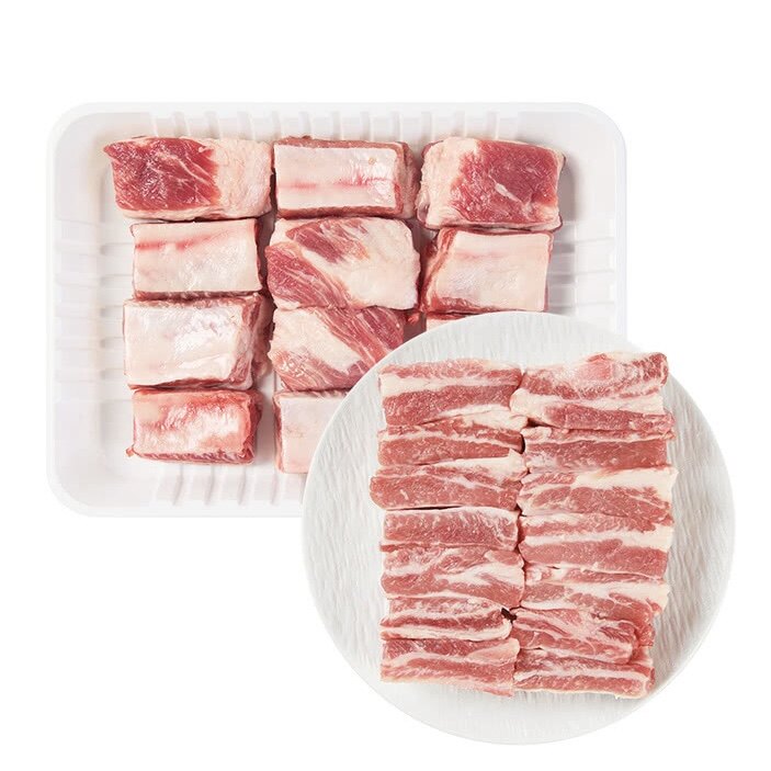 蜜汁脱骨烤猪肋排骨肉