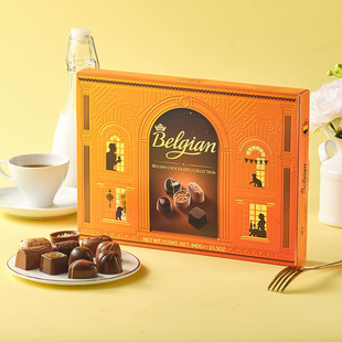 金色零食礼盒 什锦树莓坚果巧克力440g 山姆超市代购 比利时进口