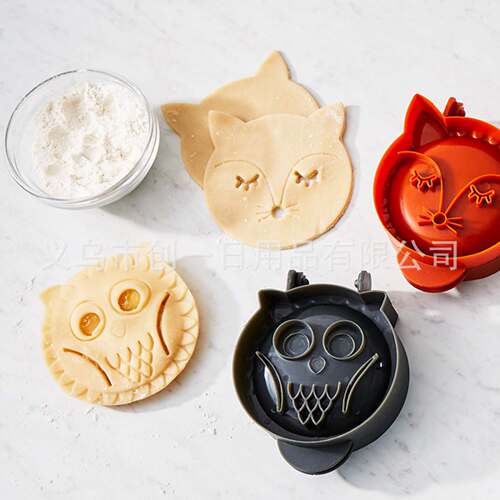 Fox And Owl Hand Pie Set 水果派烘焙模具猫头鹰造型派烘焙工具