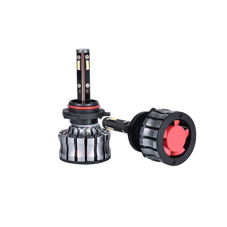 亚洲爆款 车灯超亮汽车led大灯改装h7前照灯360发光4面车头灯