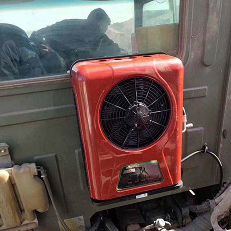 适用卡车挖机吊车12V24V直流电动工程车房车分体空调货车制冷空调