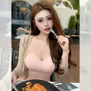 梦幻雅典娜裹胸修身纯欲性感连衣裙璀璨闪耀御姐显身材度假风穿搭