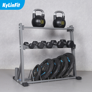 健身房多功能私教小工具收纳储物架壶G铃药球奥杆杠铃片架哑铃架