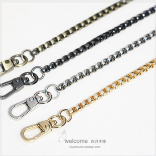 5毫米合仔链手机包包链子小包链条包挂链配件金属包链包带 链条