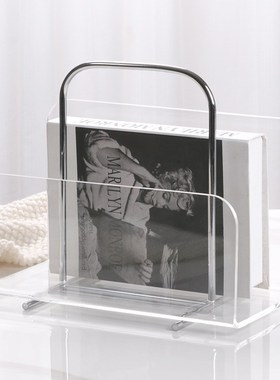 轻奢书房靠书挡板书撑办公室书柜书靠创意现代书夹书立架装饰摆件