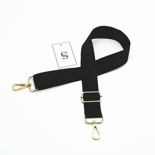 包带配件宽肩带斜挎包包带子女包背带配件纯黑包肩带百搭替换包带