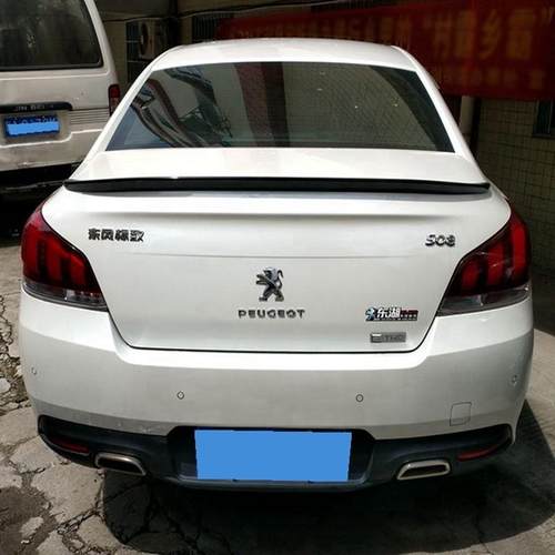 11-17款东风标志508尾翼 标致508改装尾翼专用免打孔烤漆款定风翼