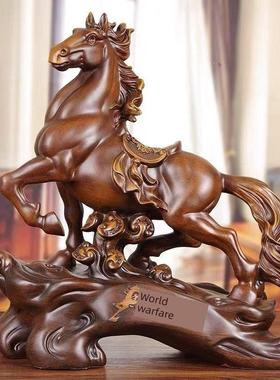 马致成功马饰品对招财进宝老板办公室办公桌入口客厅酒柜装饰乔迁