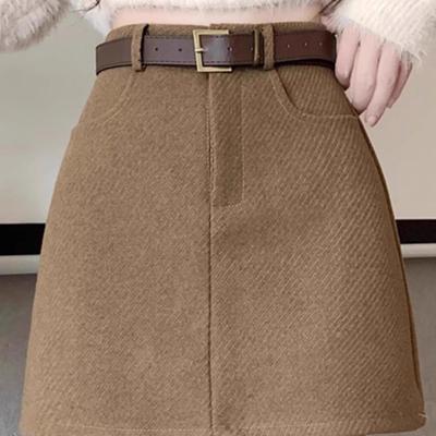 小个子防走光高腰显瘦包臀短裙子