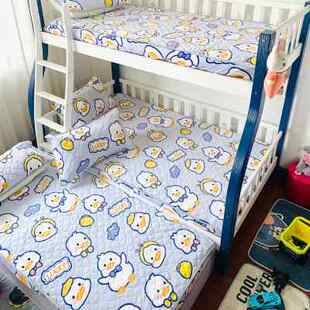 定制珊瑚绒夹棉床笠儿童加厚牛奶绒150×190×120上下床加绒床罩