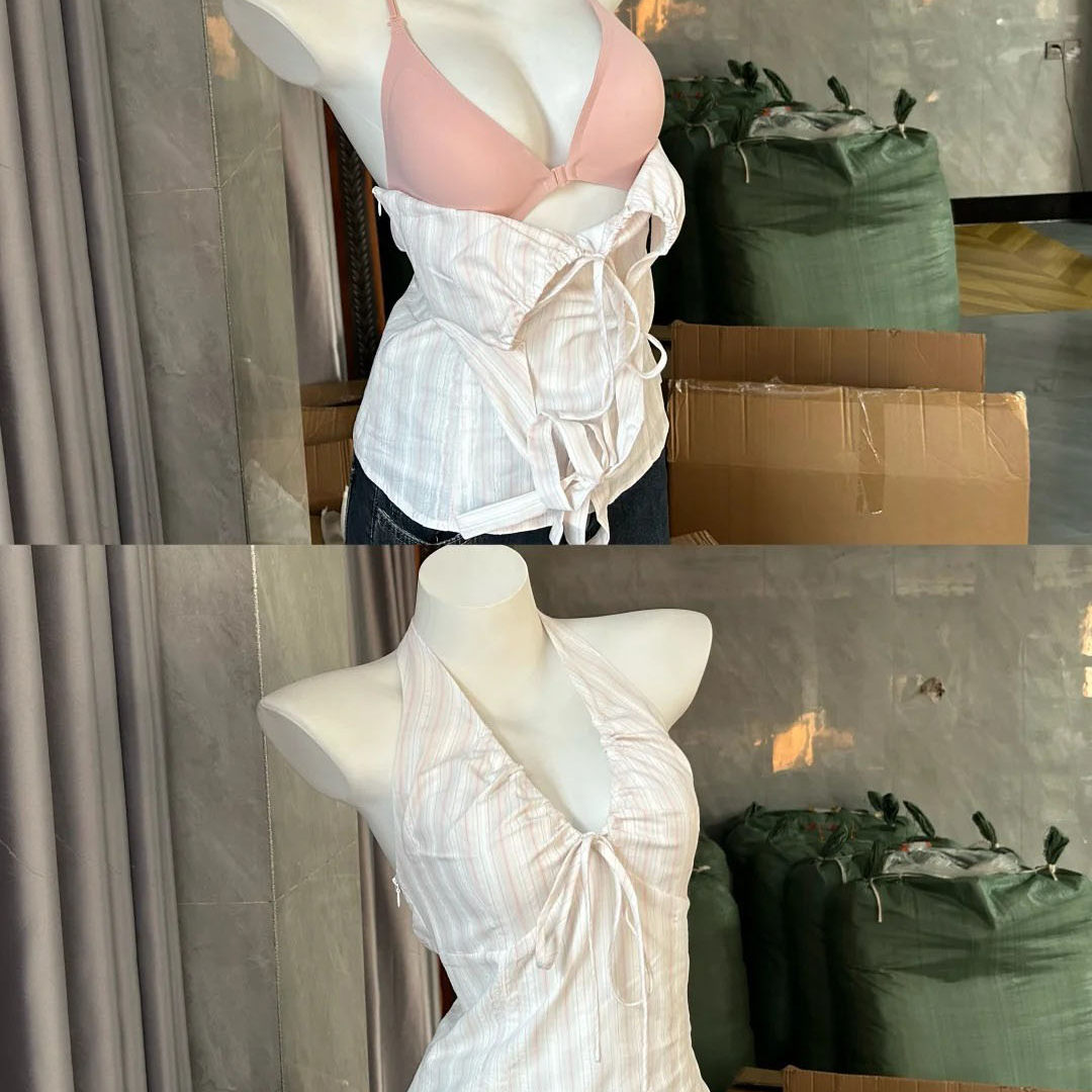 美背内衣女聚拢小胸2026隐形无痕前扣三角杯夏季薄款挂脖文胸性感