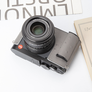 头层牛皮 Q3保护套真皮底座相机包 适用于徕卡Q皮套保护壳 leica