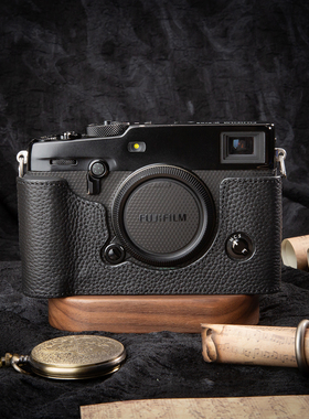 适用于富士XPRO3相机皮套底座  富士XPRO3皮套 真皮手工保护壳