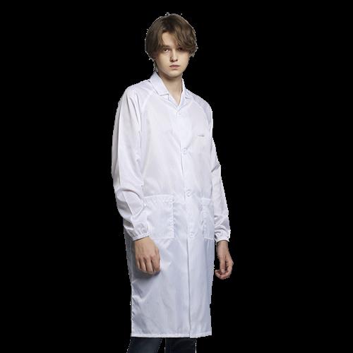 防静电衣服男女无尘防尘洁净工作服长大褂夏季电子厂车间蓝防护服