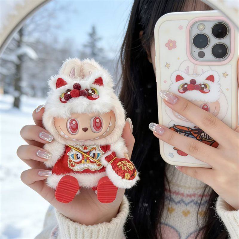 一二三代la布布醒狮套装娃衣前方高能站姿玩偶搪胶新年毛绒娃衣,模玩/动漫/周边/娃圈三坑/桌游,潮玩娃衣,淘宝优惠券,粉丝福利购,淘宝优惠卷