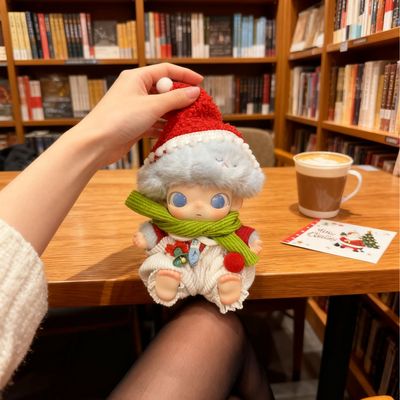 DIMOO娃衣DIMOO新品新生日记娃衣潮玩搪胶公仔服换装圣诞铃铛套装