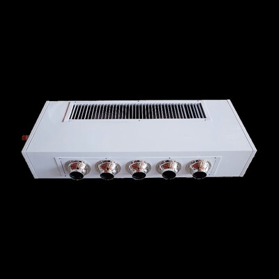 射流风机盘管远距离送风吊顶空调酒店车站水暖水冷卧式明装水空调