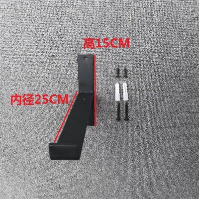 墙上带勾支架托板架一字隔板置物架高承重搁板支撑架铁艺固定架子