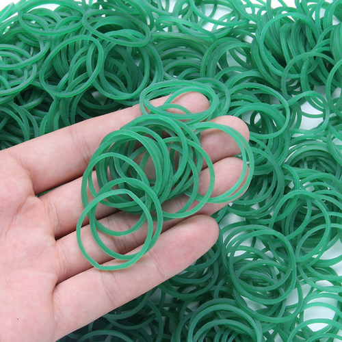 越南进口高弹力橡皮筋包邮 25号直径约2.8CM黄红绿黑白彩色牛皮筋