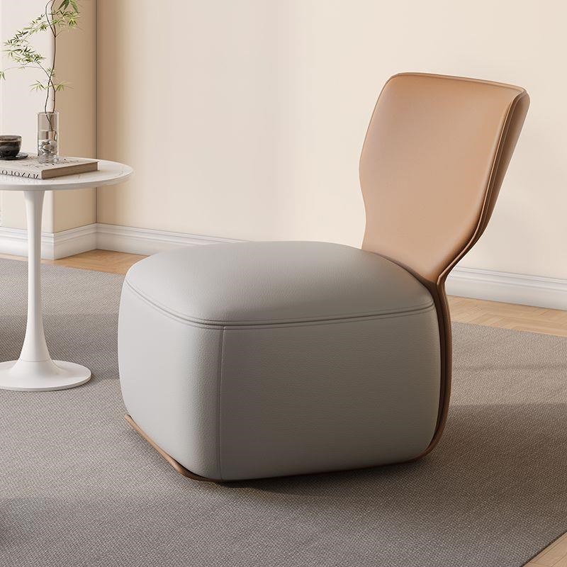 单人沙发椅小户型懒人沙发现代简约靠背小椅子客厅阳台矮凳休闲椅