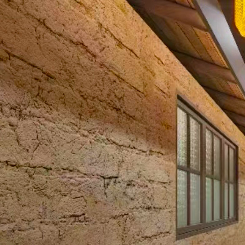 土砖墙板柔性夯土墙超薄软瓷墙面装饰板材新型装修材料仿古泥土墙