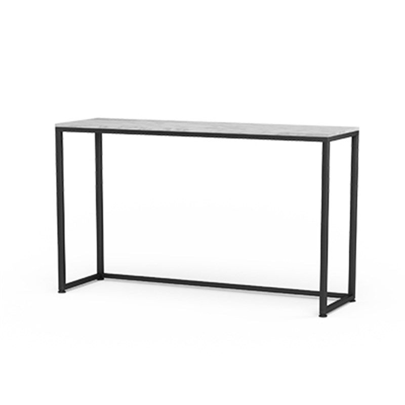 新中式平头案台玄关条案供桌边桌长窄简约现代铁艺玄关柜长条靠墙