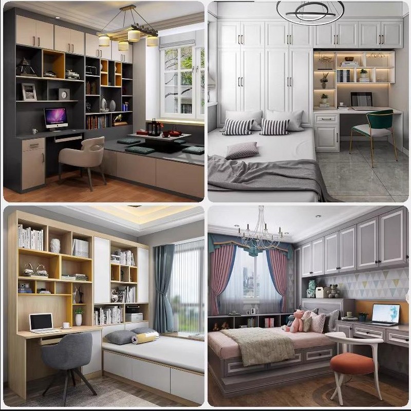 武汉全屋定制工厂PUR封边衣柜橱柜餐边柜鞋柜书柜定制厂家直销