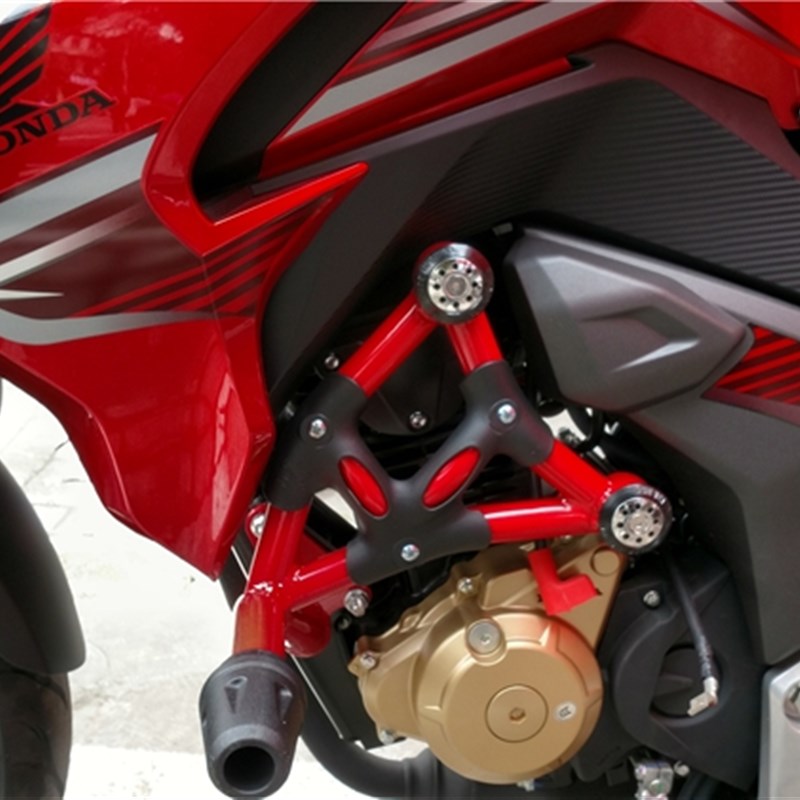 适用于暴锋眼CB190R 猛鸷CBF190X竞技前保险杠加罩版护杠