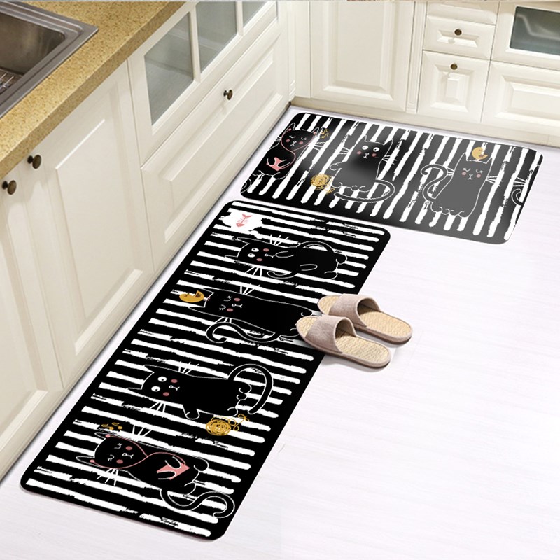 厨房地垫吸水防油地毯脚垫门垫进门防滑门口蹭脚垫子地垫家用卧室