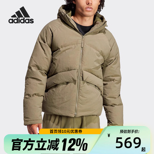 保暖宽松运动羽绒服IK3153 男士 Adidas 阿迪达斯2024新款