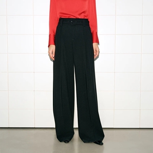 ariosec艾诺丝女神官方旗舰店2026春新长裤高腰阔腿裤女BR301160