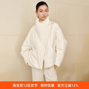 ariosec艾诺丝女神官方旗舰店2025冬新款立领羽绒服外套AR004008