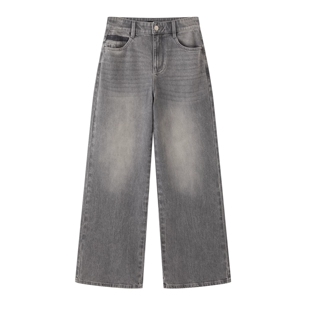 ariosec艾诺丝女神2026春款官方旗舰店高腰牛仔裤女长裤BR321153
