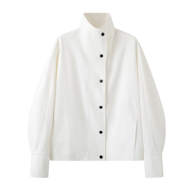 春款立领夹克短外套女