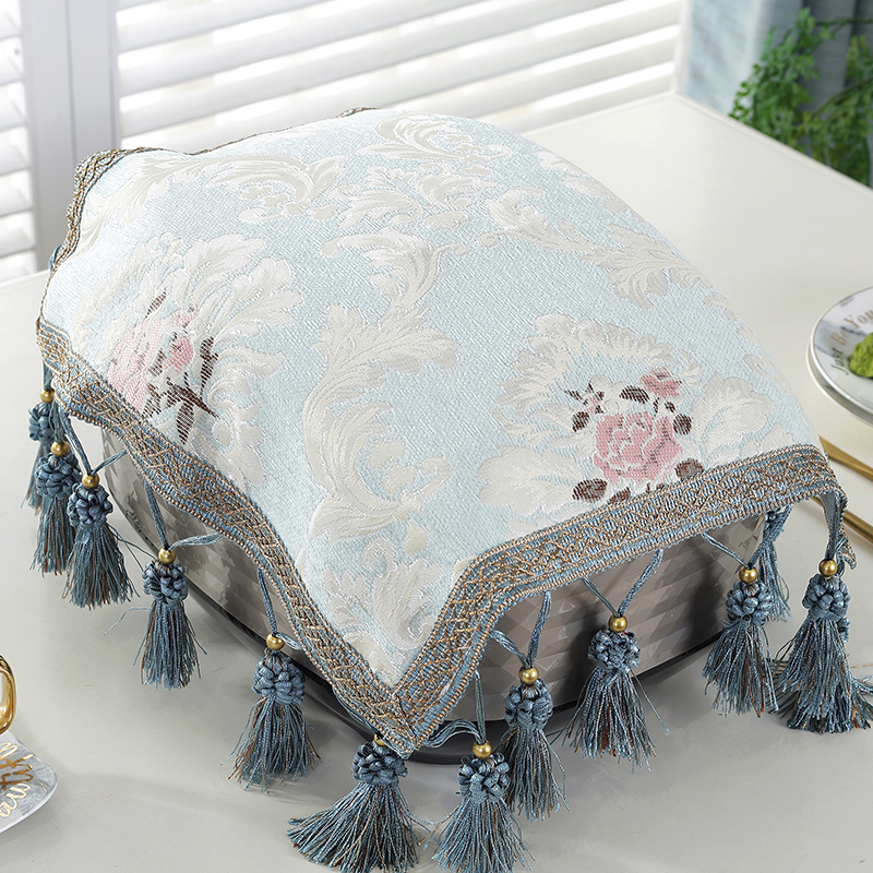 欧式电饭锅方形清洗厨房茶具台灯布小床头柜防尘咖啡机盖布布艺