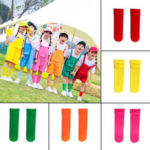 演出服儿童袜子夏季运动袜