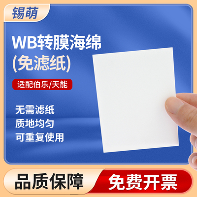 WB免滤纸转印海绵通用伯乐/天能