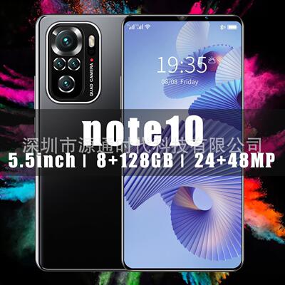 新款热卖跨境智能手机 5.5寸安卓 厂家现货note10pro跨境手机